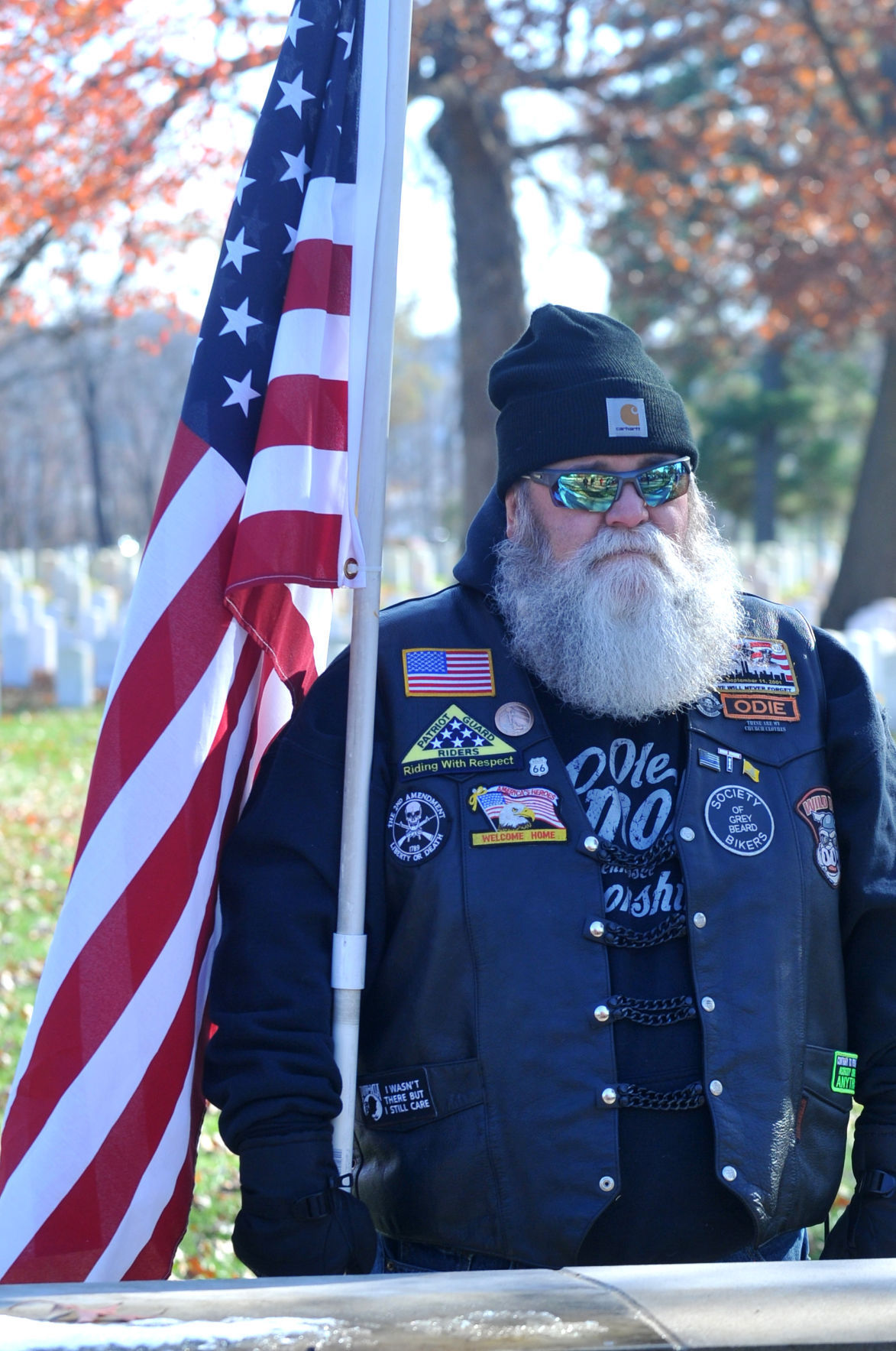 Veterans Day ceremonies at the Rock Island National Cemetery